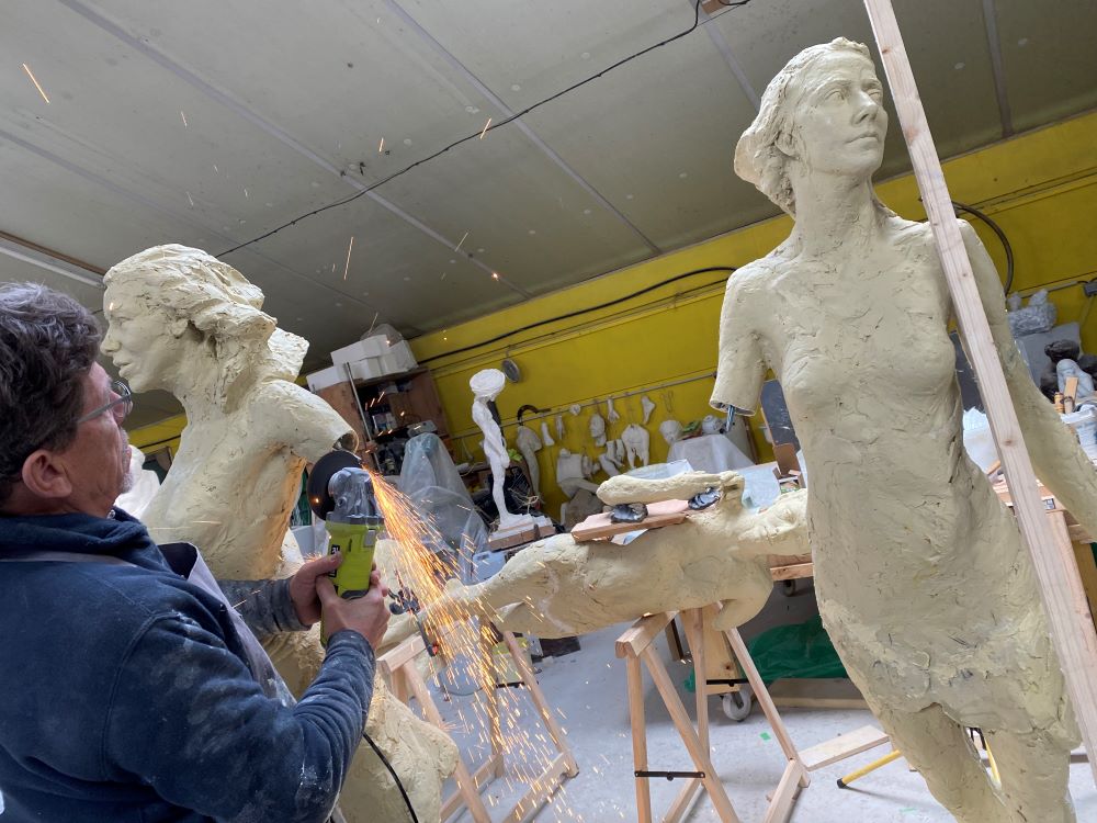 Armature pour collage d'un bras